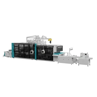 Automatische plastic bekermachine